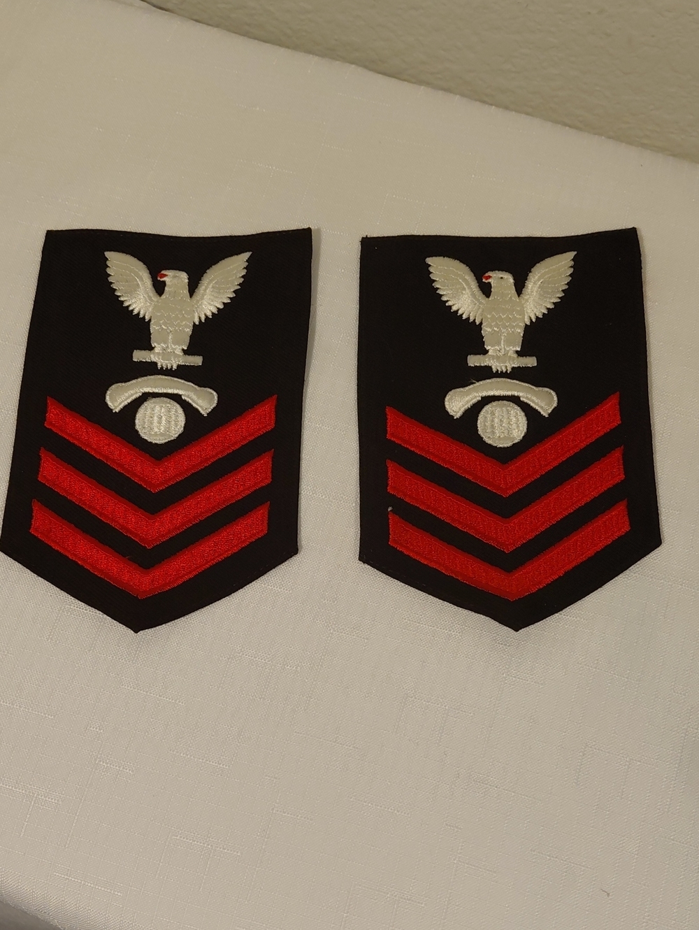 Pair Of Chief Petty Officer Patches